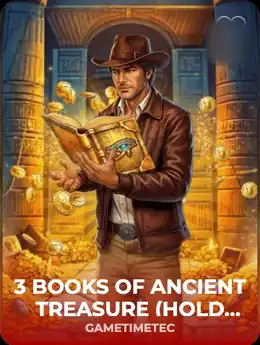3 Books of Ancient Treasure (Hold & Win)