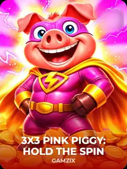 3x3 Pink Piggy: Hold the Spin